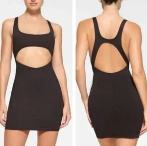 Skims Recycled Swim Cut Out Tank Dress